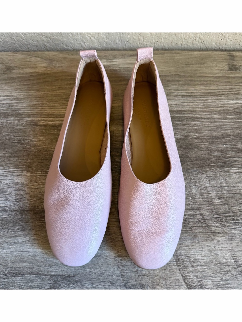 Everlane The Day Glove flats in pale pink size 8.5